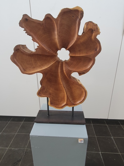 Aanmoedigingsprijs: het werk “Smooth Wood” van Raymond ten Vaarwerk. 