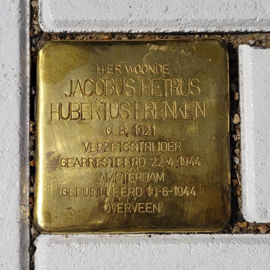 Stolperstein 17. Jacobus Petrus Hubertus Frenken
