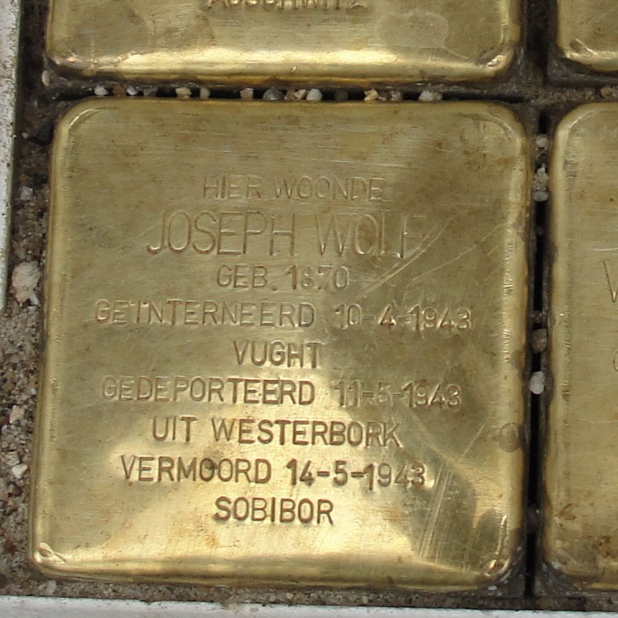 Stolperstein 16. Joseph Wolf